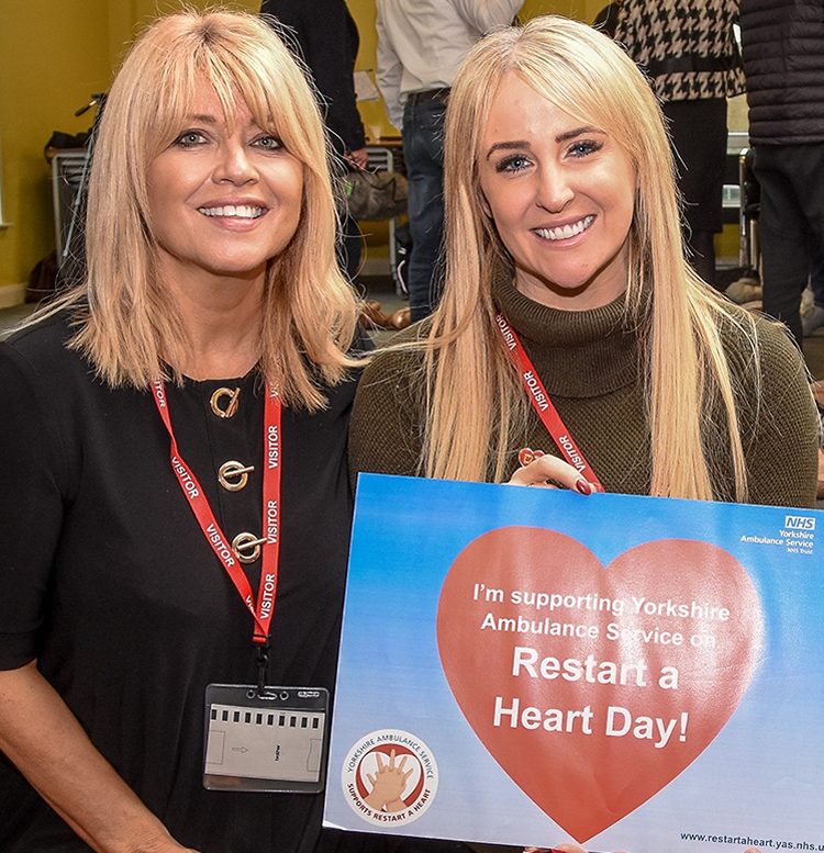 Christine Talbot and Lizzie Jones - Restart a Heart Ambassadors
