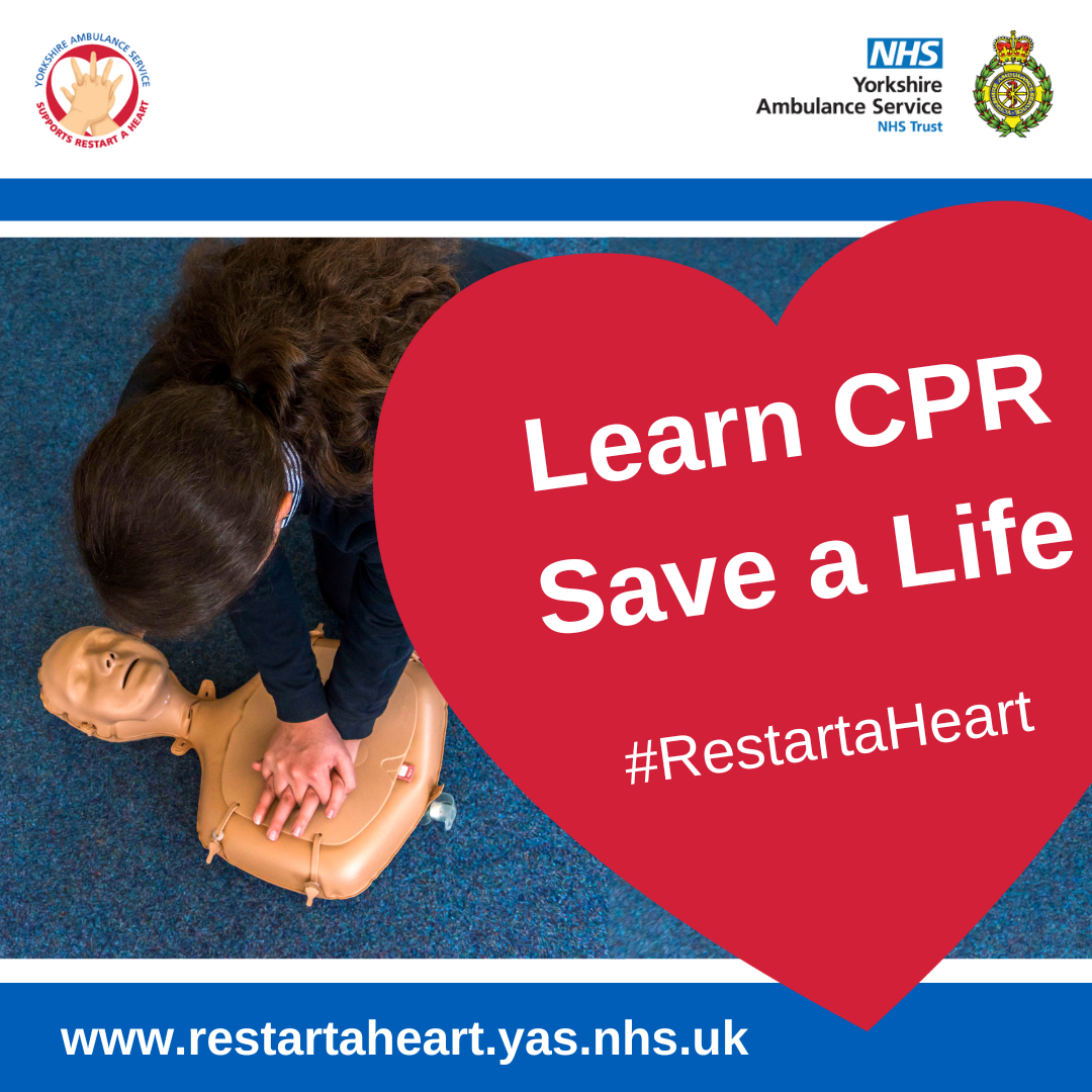 Download: 'Learn CPR, save a life' social media graphic