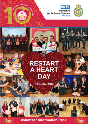 Restart a Heart Day information pack for volunteers