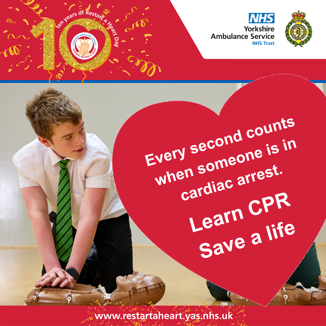 Every second counts when someone has a cardiac arrest