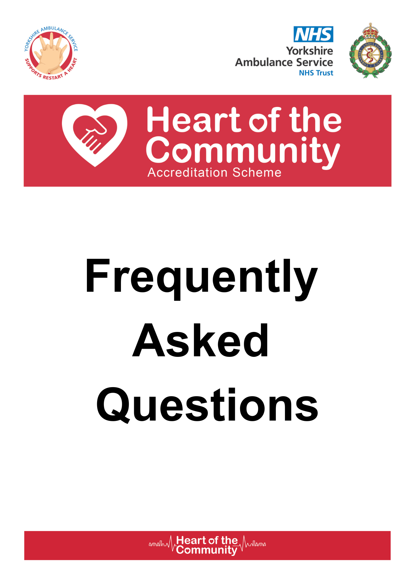 Download: Heart of the Community frequently asked questions