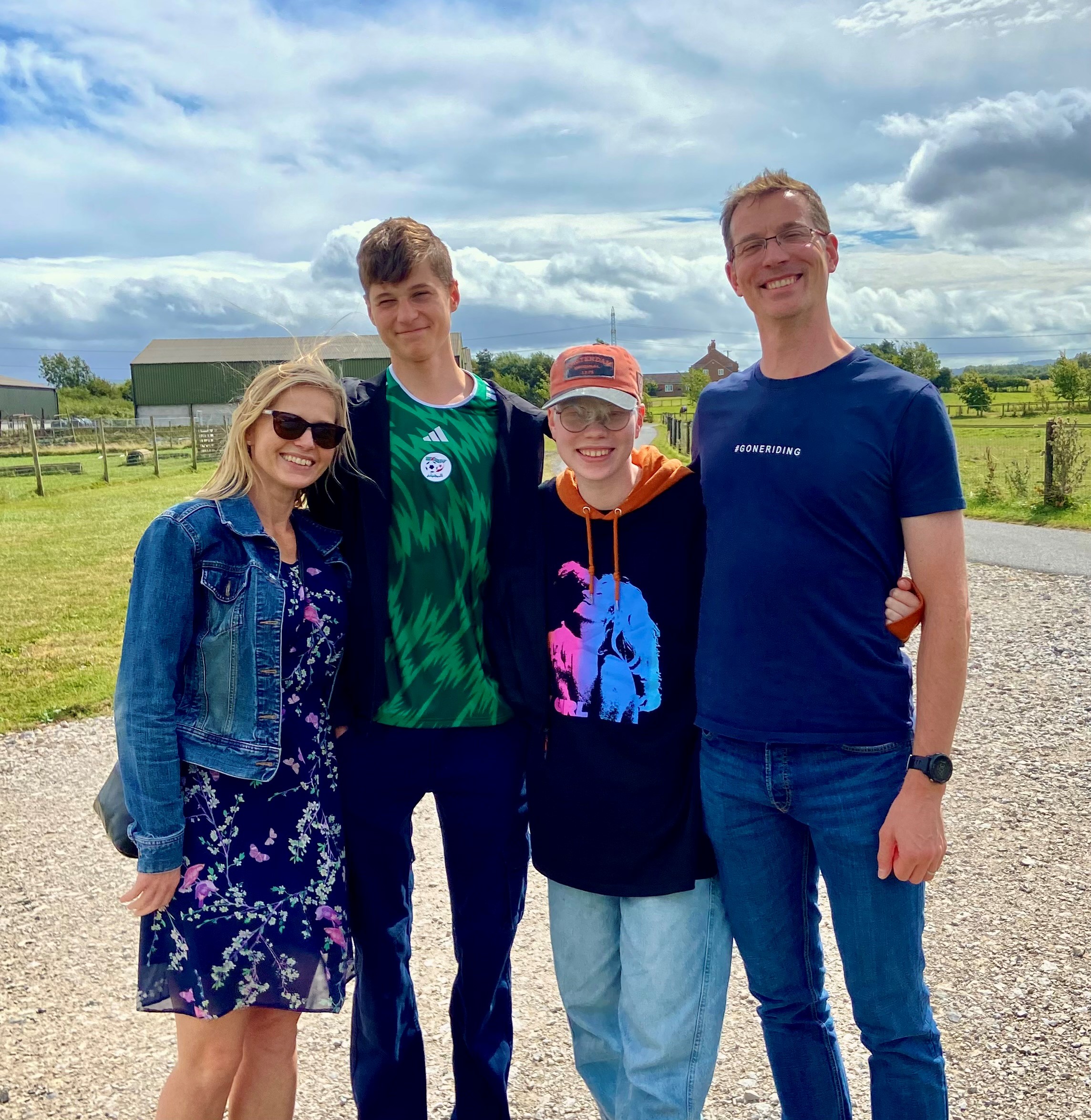 Charlotte and Phil Howard with their children Will and Sophie